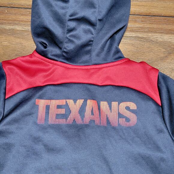 NFL Team Apparel Toddler Houston Texans Full Zip Hooded Jacket - Size 4T - Picture 4 of 6